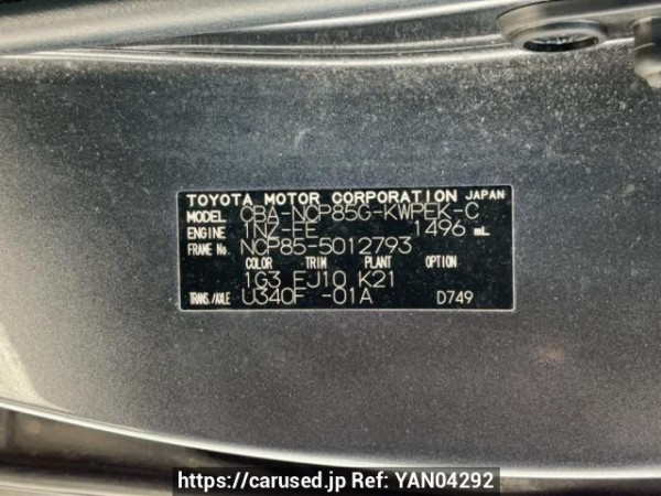 Used 2010 AT toyota sienta NCP85G Image[10]