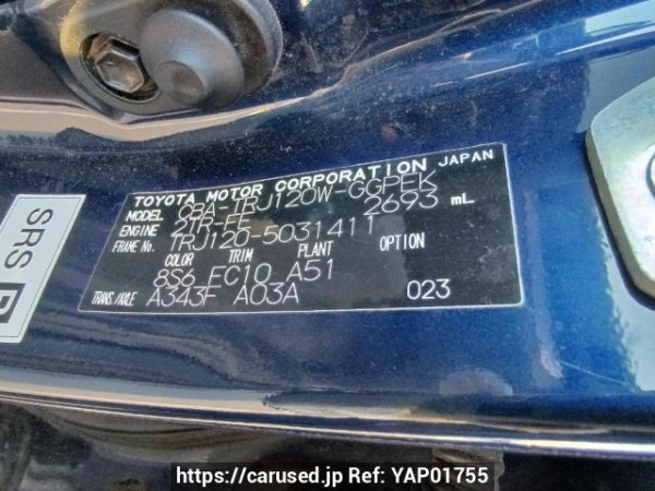 Used 2006 AT toyota land-cruiser-prado TRJ120W Image[10]