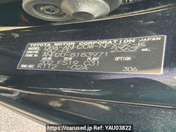 Used 2011 AT toyota vellfire ANH20W Image[5]