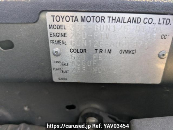Used 2021 AT toyota hilux GUN125 Image[11]