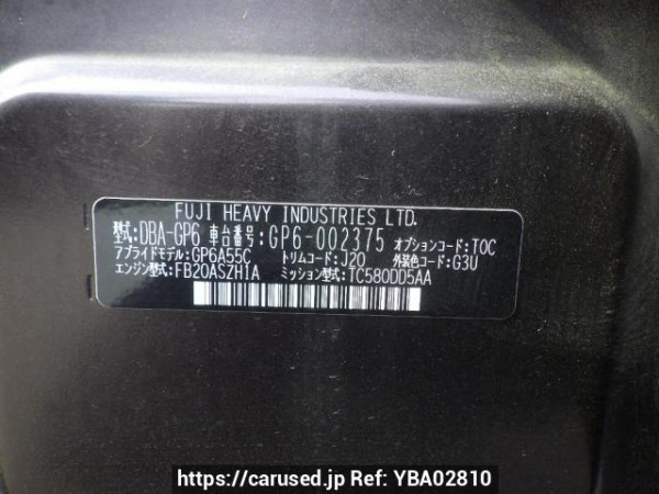 Used 2012 AT subaru impreza-sports GP6 Image[11]