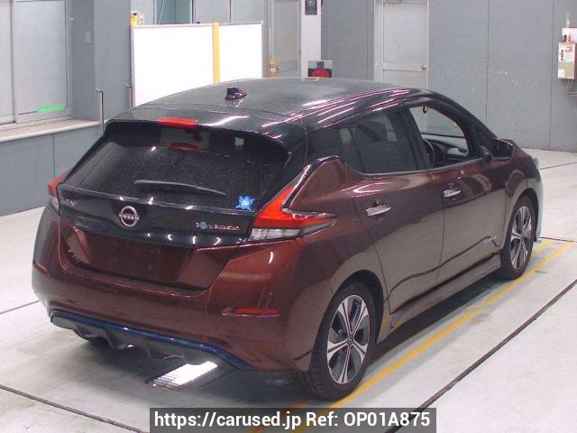 Buy Used 2021 Nissan Leaf ZE1 (OP01A875) - Carused.jp