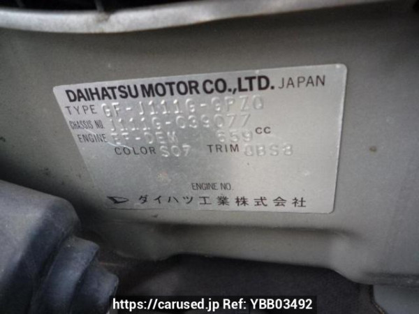 Used 2001 AT daihatsu terios-kid J111G Image[8]