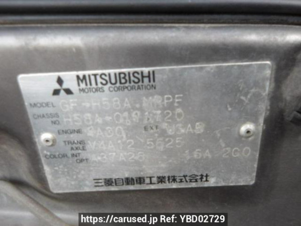 Used 2000 AT mitsubishi pajero-mini H58A Image[8]