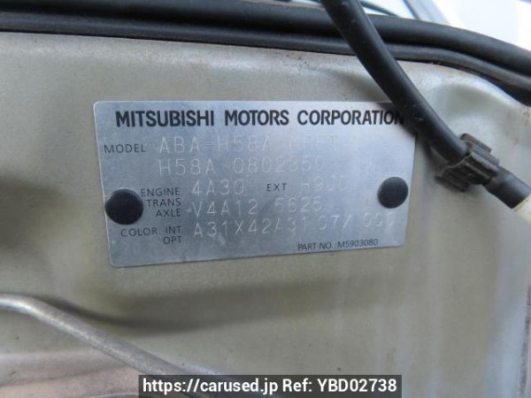 Used 2008 AT mitsubishi pajero-mini H58A Image[12]