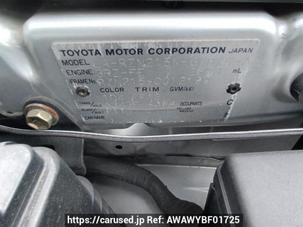 Used 2004 AT toyota hilux-surf RZN215W Image[11]