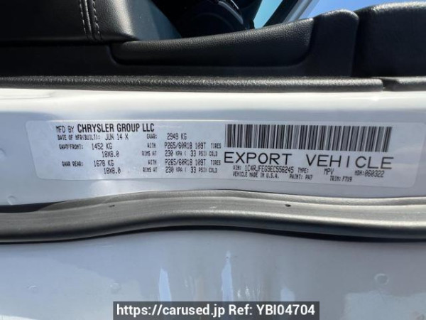 Used 2014 AT jeep grand-cherokee WK36T Image[10]