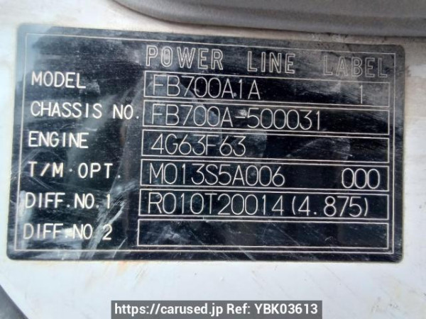 Used 2003 MT mitsubishi canter-guts FB700A Image[12]