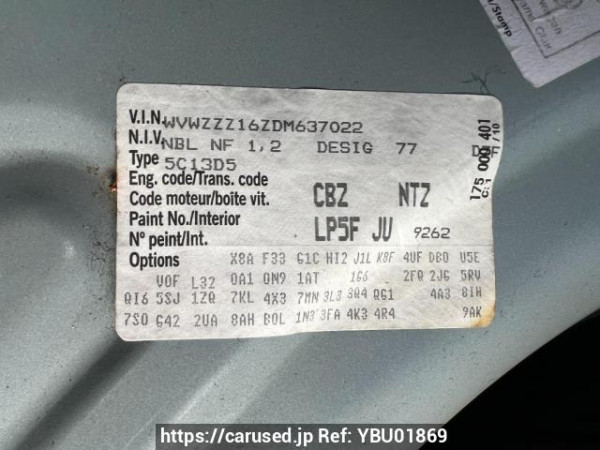 Used 2013 AT volkswagen the-beetle 16CBZ Image[10]