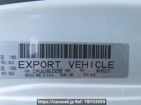 Used 2016 AT jeep wrangler-unlimited JK36L Image[13]