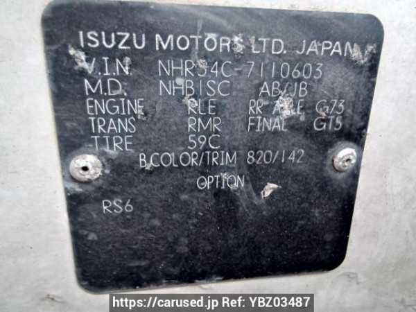 Used 1991 MT isuzu elf-truck NHR54C Image[9]