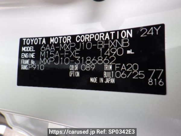 Used 2025 AT toyota yaris-cross MXPJ10 Image[10]