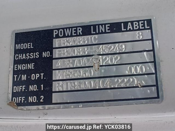 Used 1990 MT mitsubishi canter-guts FB308B Image[12]