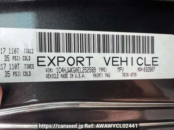 Used 2014 AT jeep wrangler-unlimited JK36LR Image[10]