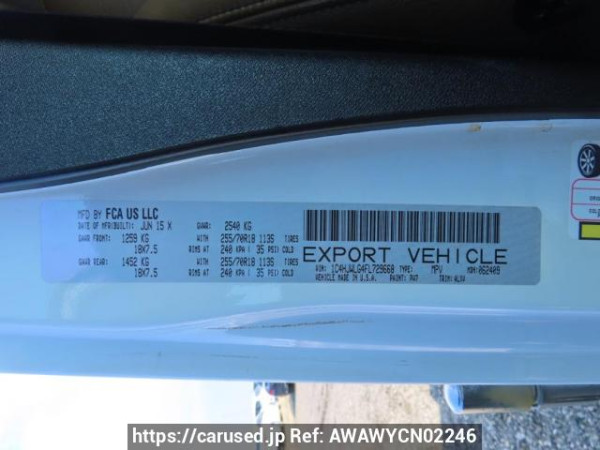 Used 2015 AT jeep wrangler-unlimited JK36L Image[13]