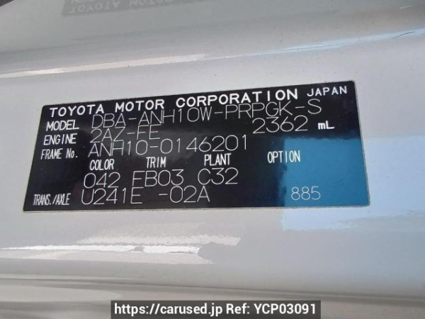 Used 2006 AT toyota alphard ANH10W Image[11]