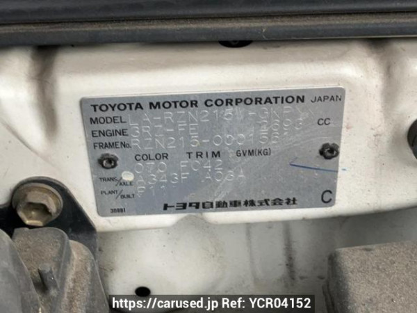 Used 2003 AT toyota hilux-surf RZN215W Image[10]