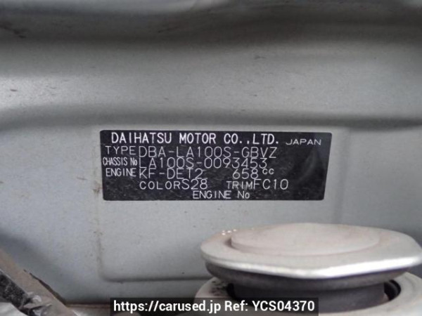 Used 2011 AT daihatsu move-custom LA100S Image[8]