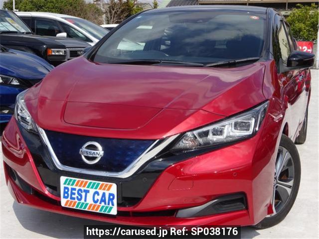 Buy Used 2019 Nissan Leaf ZE1 (SP038176) - Carused.jp