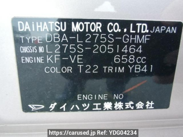 Used 2009 AT daihatsu mira L275S Image[10]