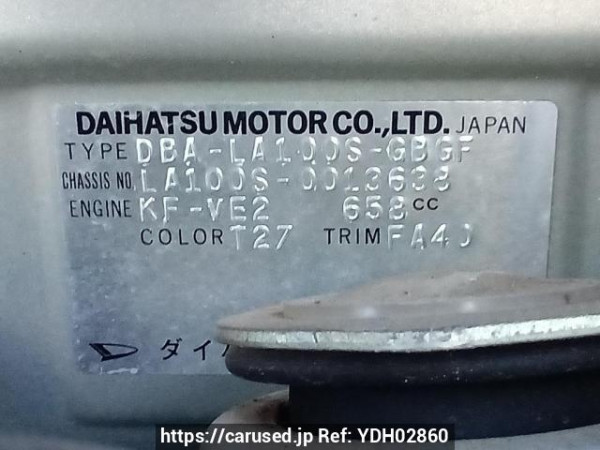 Used 2011 AT daihatsu move LA100S Image[11]