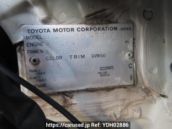Used 2003 AT toyota alphard ANH10W Image[10]