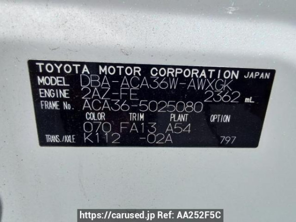 Used 2009 AT toyota rav4 ACA36W Image[10]