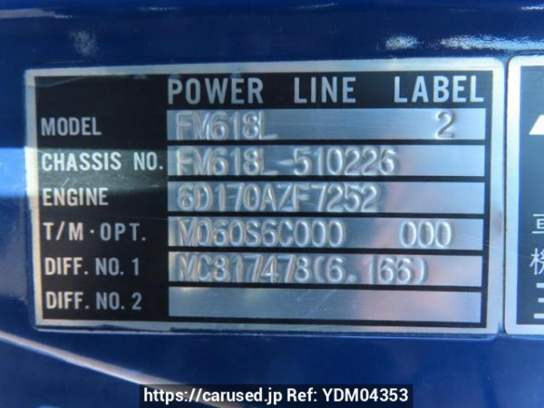 Used 1994 MT mitsubishi-fuso fighter FM618L Image[10]