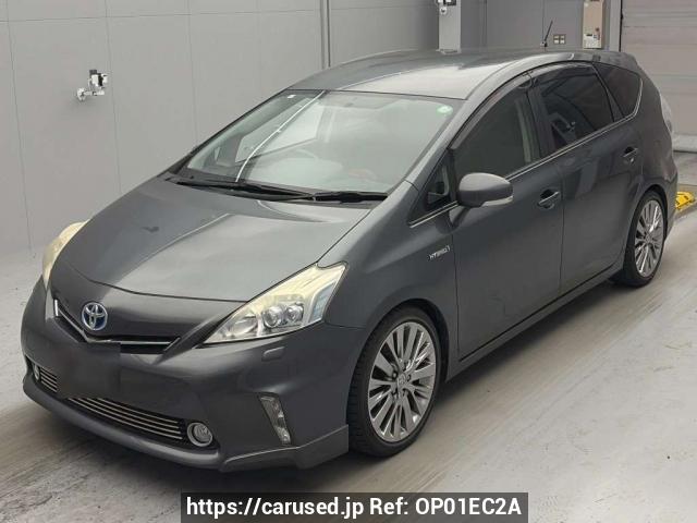 シルバーカー Toyota Prius Alfa ZVW41 Buy Used 2011 Toyota Prius alpha ZVW41W (OP01EC2A) - Carused.jp