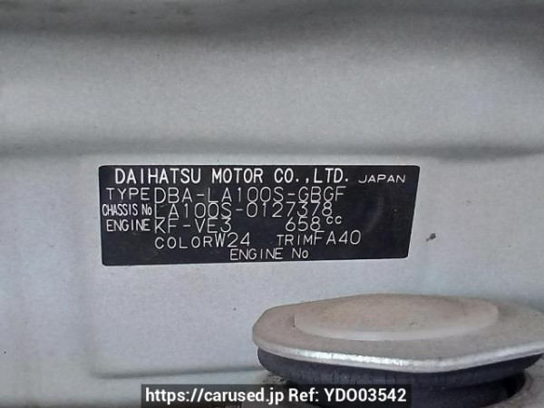 Used 2012 AT daihatsu move LA100S Image[10]