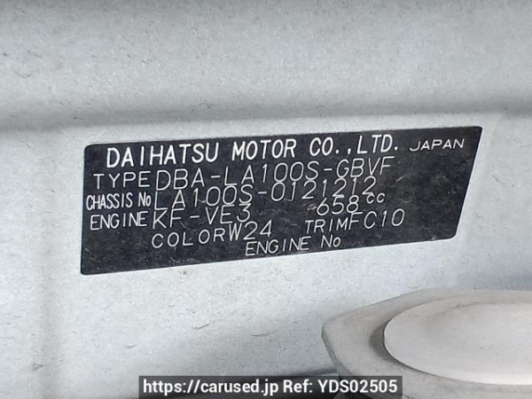 Used 2012 AT daihatsu move LA100S Image[10]