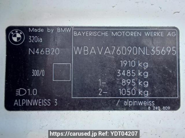 Used 2008 AT bmw 3-series VA20 Image[10]