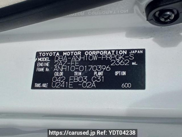 Used 2007 AT toyota alphard ANH10W Image[12]