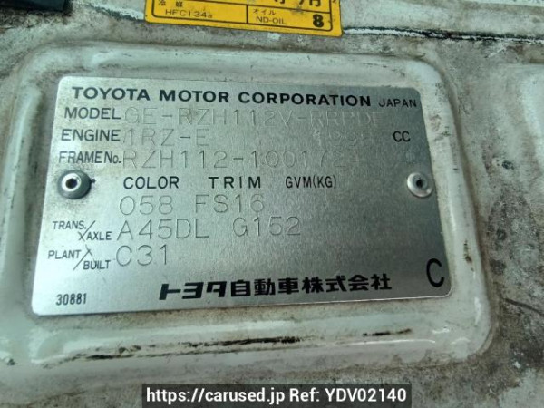 Used 2001 AT toyota hiace-van RZH112V Image[11]