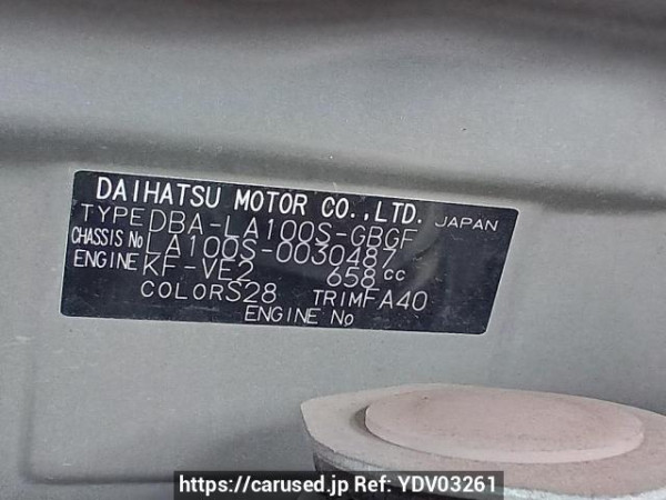 Used 2011 AT daihatsu move LA100S Image[10]