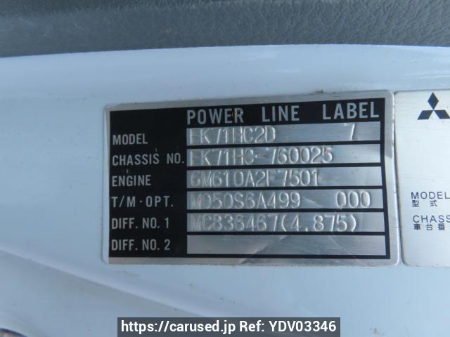 Comprar usado 2002 Mitsubishi Fuso Fighter FK71HC (YDV03346