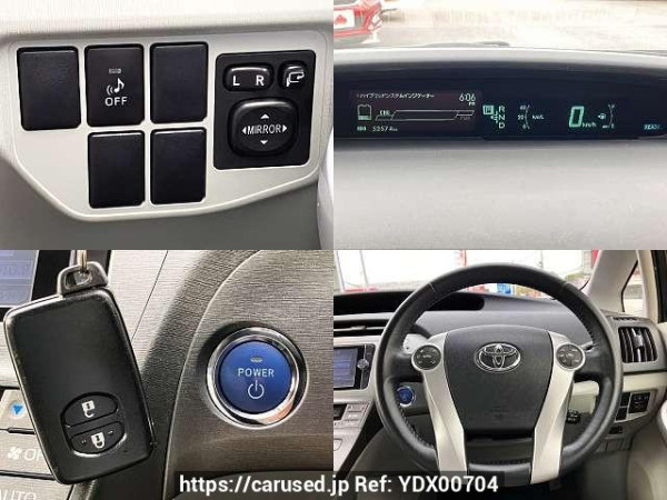 Used 2013 AT toyota prius DAA-ZVW30 Image[6]