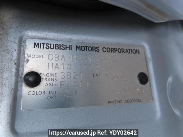 Used 2010 AT mitsubishi i HA1W Image[10]