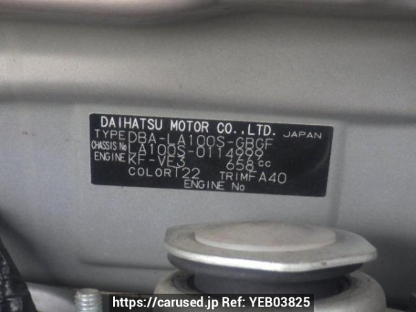 Used 2012 AT daihatsu move LA100S Image[10]