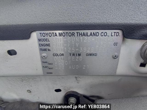 Used 2021 AT toyota hilux GUN125 Image[10]