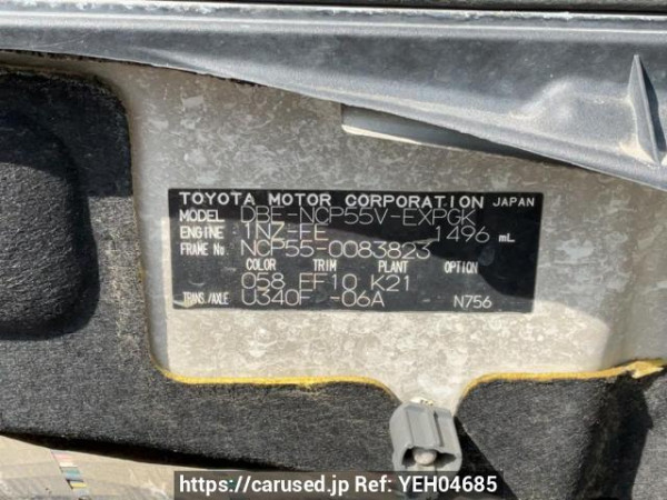 Used 2010 AT toyota probox-van NCP55V Image[10]