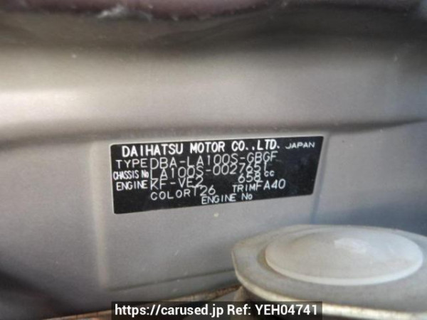 Used 2011 AT daihatsu move LA100S Image[8]