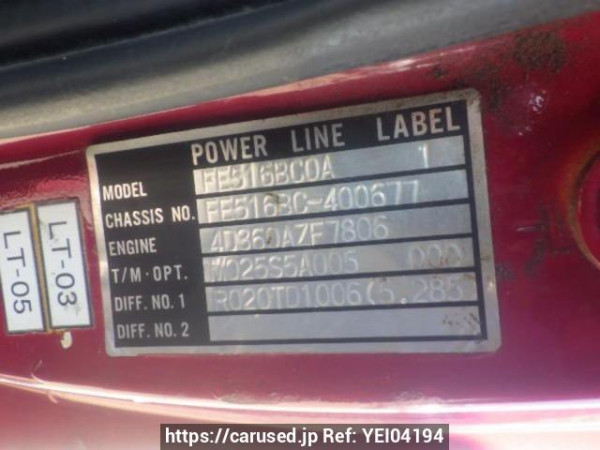 Used 1995 MT mitsubishi canter FE516BC Image[22]