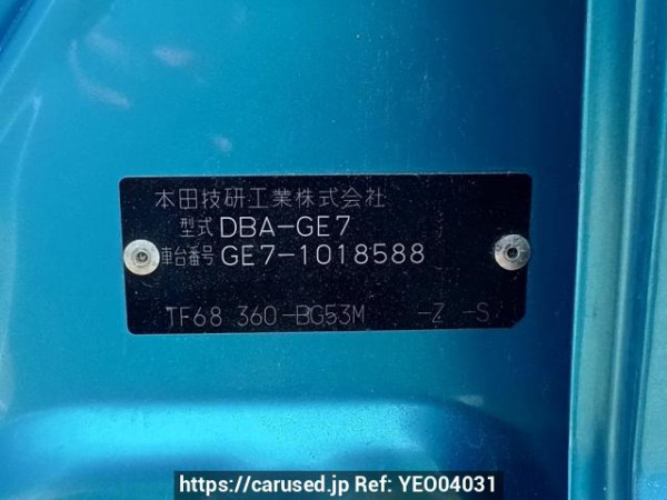 Used 2009 AT honda fit GE7 Image[12]