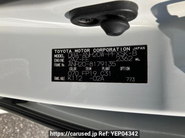 Used 2011 AT toyota alphard ANH20W Image[8]