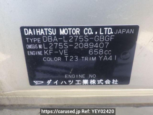 Used 2010 AT daihatsu mira L275S Image[10]