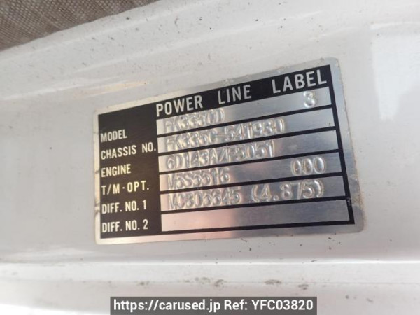 Used 1992 MT mitsubishi fighter FK335CD Image[14]