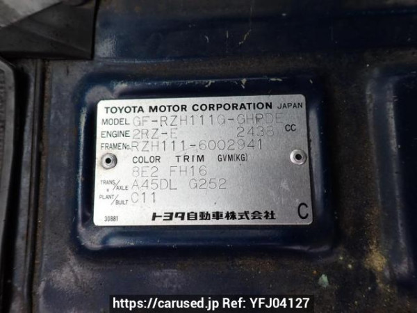 Used 2000 AT toyota hiace-wagon RZH111G Image[10]