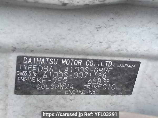 Used 2011 AT daihatsu move LA100S Image[10]