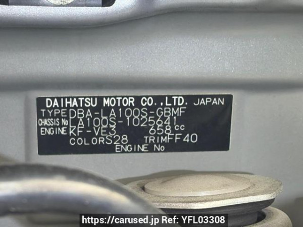 Used 2013 AT daihatsu move LA100S Image[6]